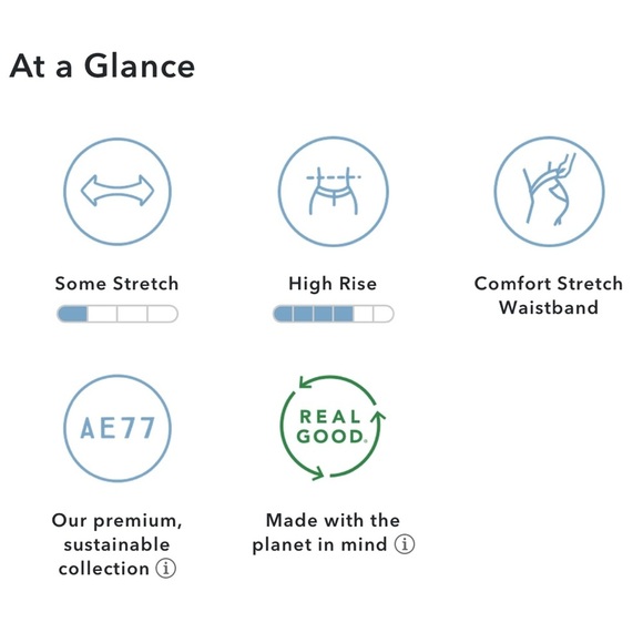 New With Tags AE 77 (American Eagle’s Premium Brand) High Waisted Short Size 28 - Picture 2 of 9